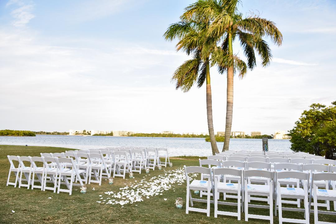 Wedding ceremony at Beach Club Lake Worth