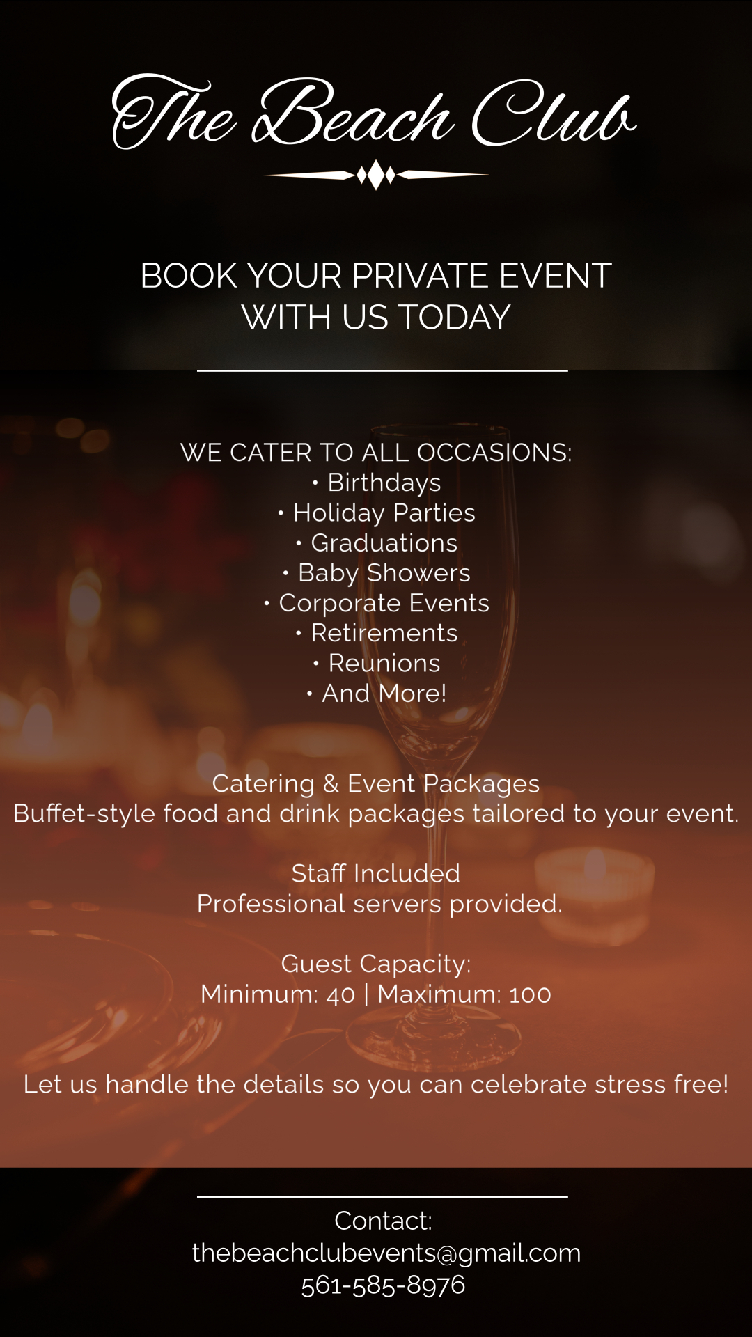 Beach Club Lake Worth menu, page 2
